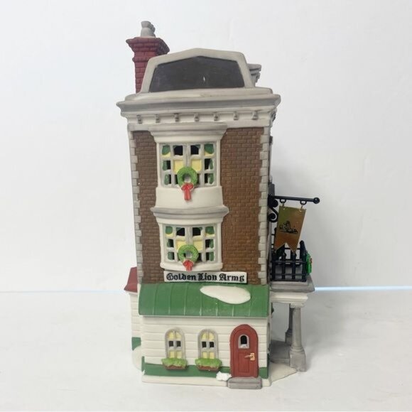Charles Dickens Village Series Crown & Cricket Inn First Edtn 1992 Department 56 - Picture 4 of 12